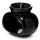 Eden Black Ceramic Oval Double Dish Oil & Wax Burner