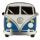 Collectable Volkswagen VW T1 Camper Bus Blue Enamel Pin Badge