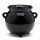 Black Witches Cauldron Shaped Ceramic Indoor Freestanding Planter/Plant Pot