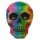 Rainbow Skull Decoration