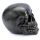Metallic Black Skull Decoration