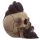 Hipster Mohican Skull Ornament with Beard & Styled Hair