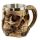Decorative Bronze Octopus Skull Tankard
