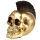 Gold Punk Mohican Skull Ornament