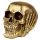 Set of 3 Hear No Speak No See No Evil Gold Skulls