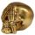 Set of 3 Hear No Speak No See No Evil Gold Skulls