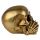 Set of 3 Hear No Speak No See No Evil Gold Skulls