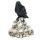 Crow Standing on Pile of Skulls Ornament