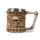 Decorative Skull & Bone Tankard with Bone Handle
