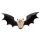 Devil Bat Skull Wall Plaque