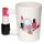 Lipstick Ceramic Shaped Handle Mug
