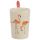 Flamingo Pinks with Flaming Decal Ceramic Shaped Handle Mug