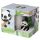 Panda with Bamboo Decal Ceramic Shaped Handle Mug
