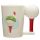 Golf Ball & Tee Ceramic Shaped Handle Mug