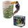 Toucan with Jungle Decal Ceramic Shaped Handle Mug
