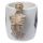 Skeleton Ceramic Shaped Handle Mug