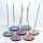 Carved Soapstone Chakra Round Ashcatcher Incense Stick Burner
