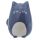 Feline Fine Black & Grey Cat Ceramic Salt & Pepper Set