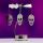 Skull Rotating Carousel Spinning Tea Light Candle Holder