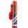 London Souvenir Union Jack Multi Colour Pen with Charm (6 Colours)