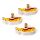 The Beatles Yellow Submarine 3 Piece Eraser Set
