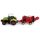 Farm Tractor & Trailer Friction Push/Pull Action Toy