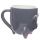 Adoramals Elephant Upside Down Ceramic Shaped Mug