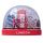 London Souvenir Red Telephone Box & Guardsman Large Glitter Snow Storm