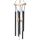 Wooden Wind Chime with Metal Tubes 58cm