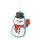Mint Festive Friends Christmas Snowman Air Freshener