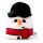Squidglys Christmas Festive Friends Cole the Snowman Plush Toy