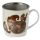 Kim Haskins Christmas Elf Cats Porcelain Infuser Mug Set with Lid