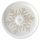 Christmas Snowflake White Stoneware Ashcatcher Incense Burner Dish