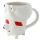 Polar Bear Upside Down Ceramic Shaped Mug