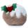 Christmas Pudding Round Microwavable Plush Lavender Heat Pack