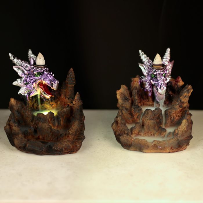 Purple Dragon LED Backflow Incense Burner