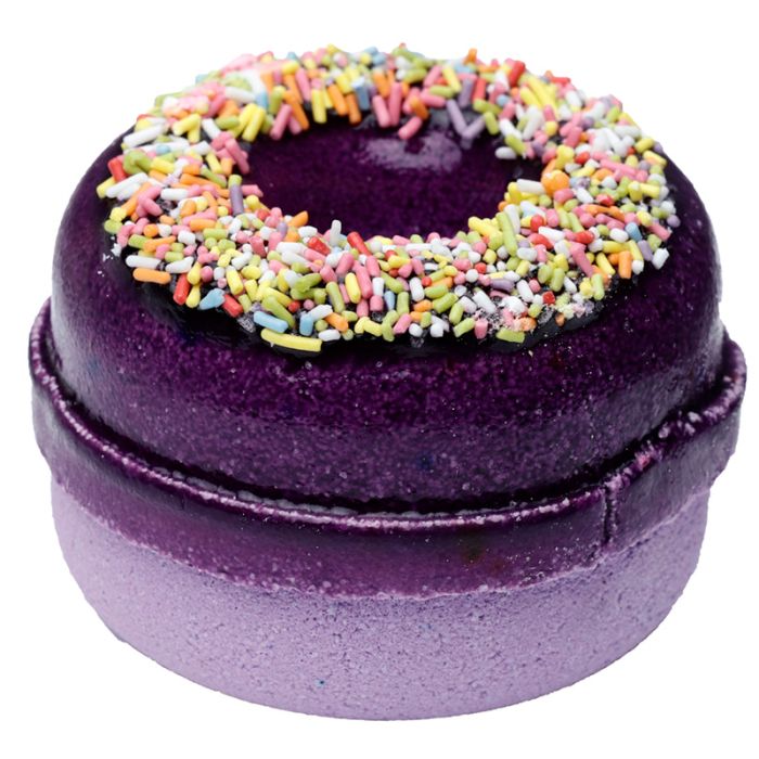 Blackberry & Almond Donut Shaped Bath Bomb