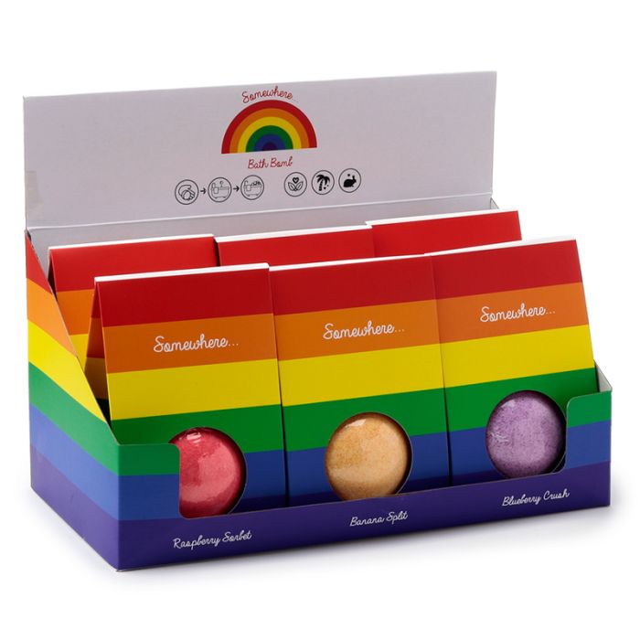 Somewhere Rainbow Bath Bomb in Gift Box