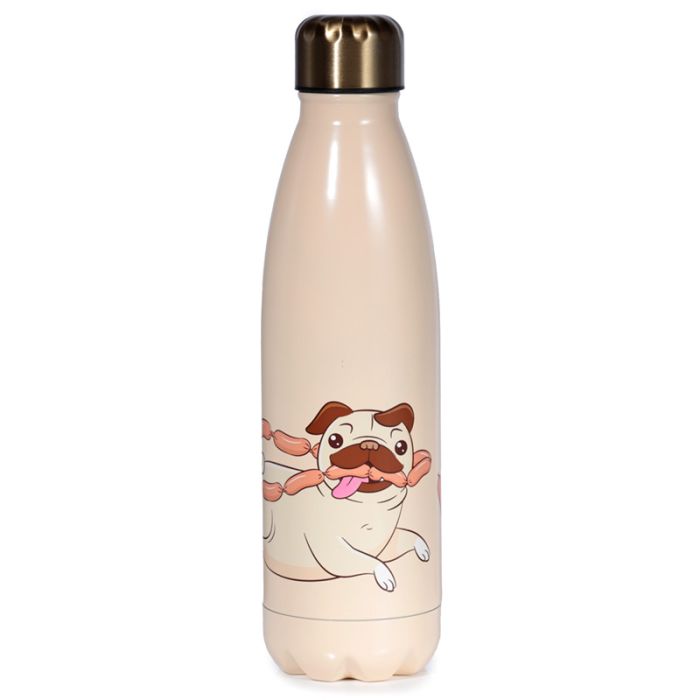 Mopps Pug Hot & Cold Drinks Bottle 500ml