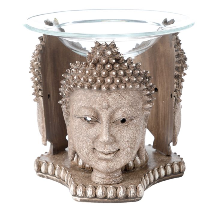 Thai Buddha Weathered Stone Effect Oil & Wax Burner