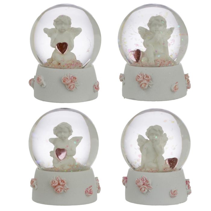 Peace of Heaven Sweet Dreams Cherub Snow Globe 