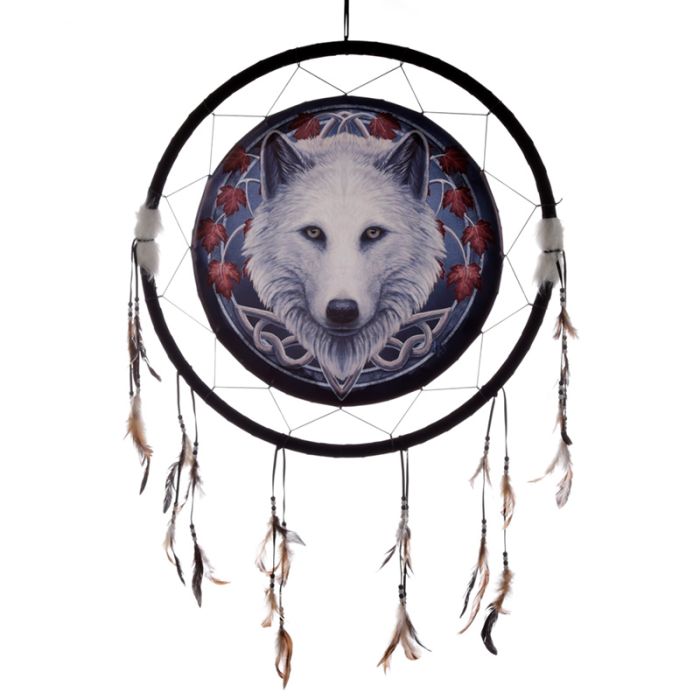 Lisa Parker Guardian of the Fall Wolf Dreamcatcher 60cm