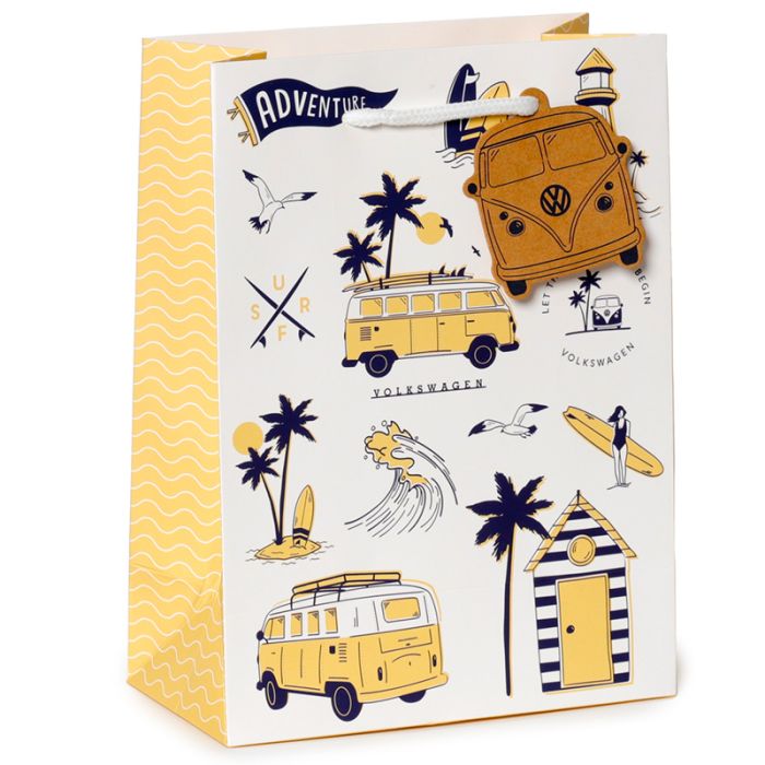 Volkswagen VW T1 Camper Bus Explore More Gift Bag Medium