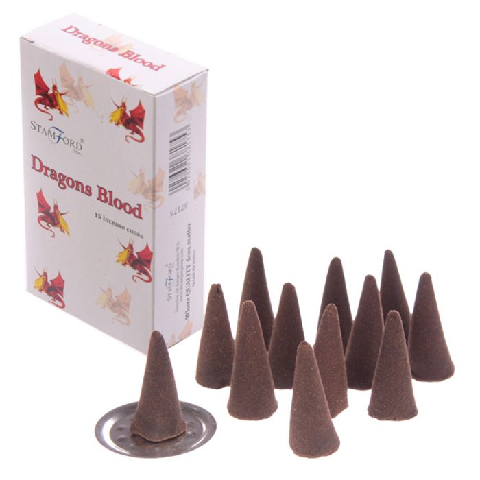 37175 Stamford Incense Cones Dragons Blood