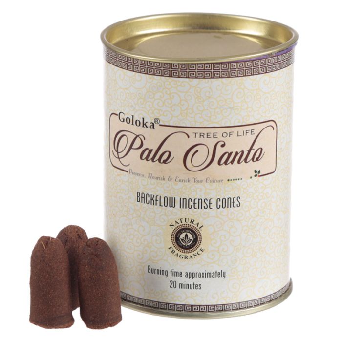 Goloka Backflow Palo Santo Incense Cones
