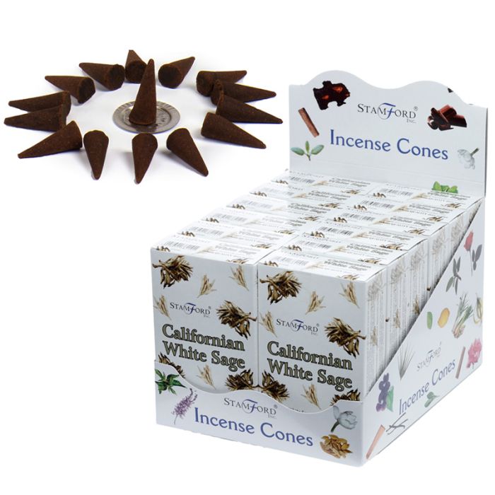 37210 Stamford Incense Cones Californian White Sage