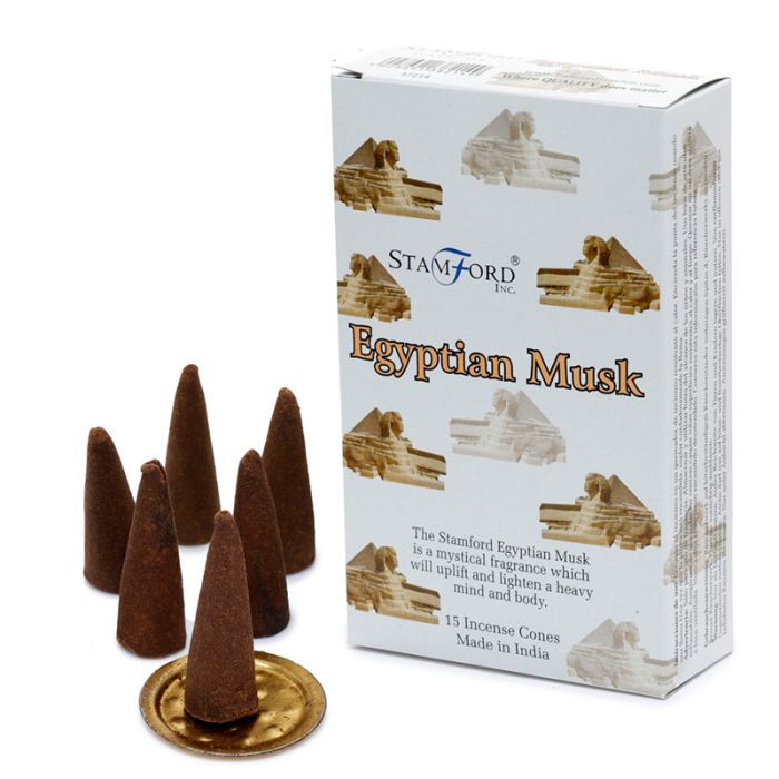 37214 Stamford Incense Cones Egyptian Musk