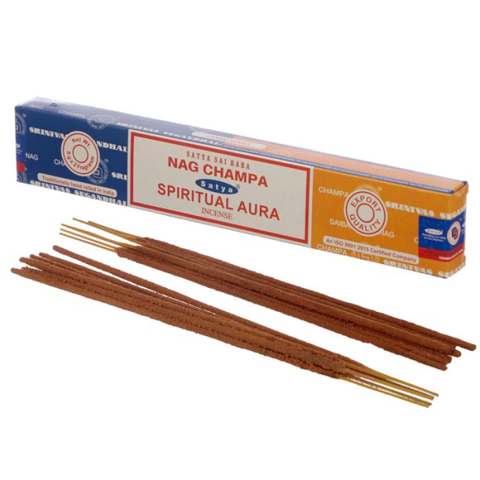01336 Satya Nag Champa & Spiritual Aura Incense Sticks