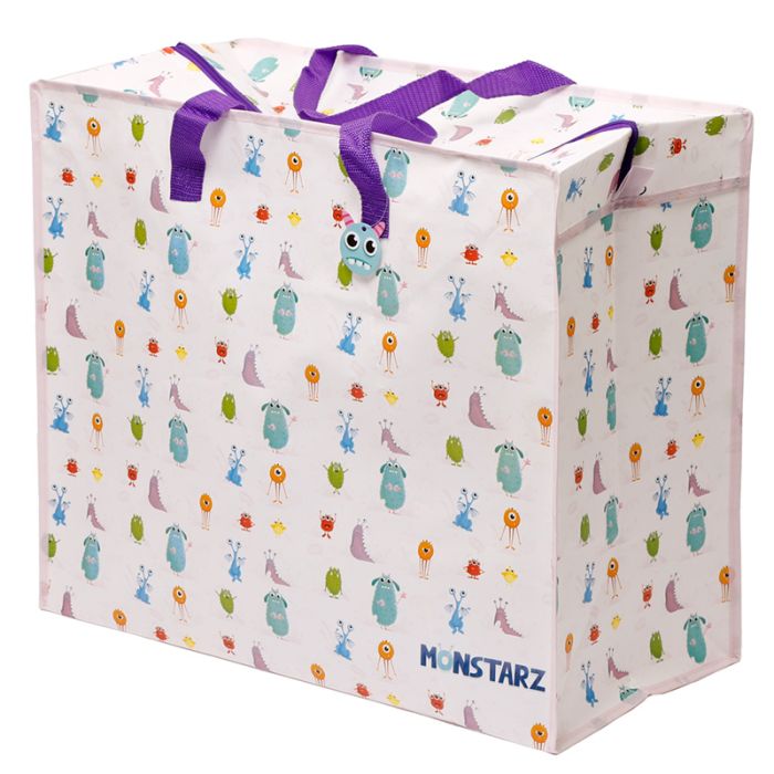 Monstarz Monster Zip Up Laundry Storage Bag