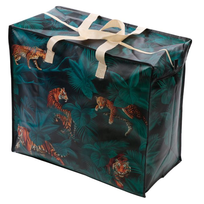 Spots & Stripes Big Cat Zip Up Laundry Storage Bag